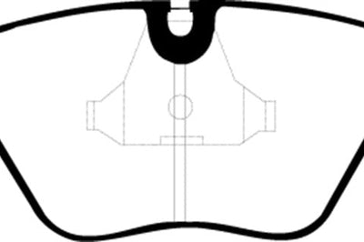 EBC 89-91 Audi 200 2.2 Turbo (ATE) Yellowstuff Front Brake Pads - Brakes Rotors &