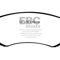 EBC 89-94 Nissan Skyline (R32) 1.8 Yellowstuff Front Brake Pads - Brakes Rotors &