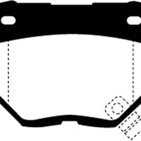 EBC 89-95 Nissan Skyline (R32) 2.6 Twin Turbo GT-R Redstuff Rear Brake Pads - Brakes Rotors &