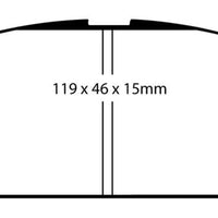 EBC 90-91 Toyota Celica 1.6 Yellowstuff Front Brake Pads - Brakes Rotors &