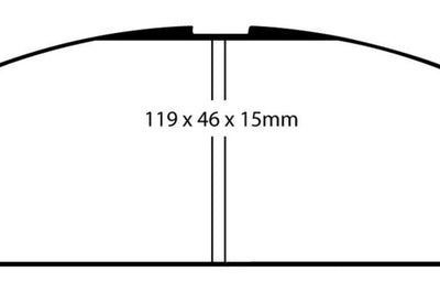 EBC 90-91 Toyota Celica 1.6 Yellowstuff Front Brake Pads - Brakes Rotors &