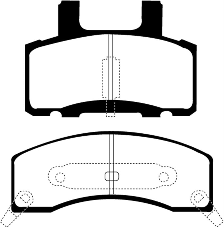 EBC 90-93 Chevrolet C20 8600 LB Yellowstuff Front Brake Pads - Brakes Rotors &