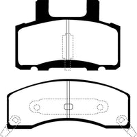 EBC 90-93 Chevrolet C20 8600 LB Yellowstuff Front Brake Pads - Brakes Rotors &