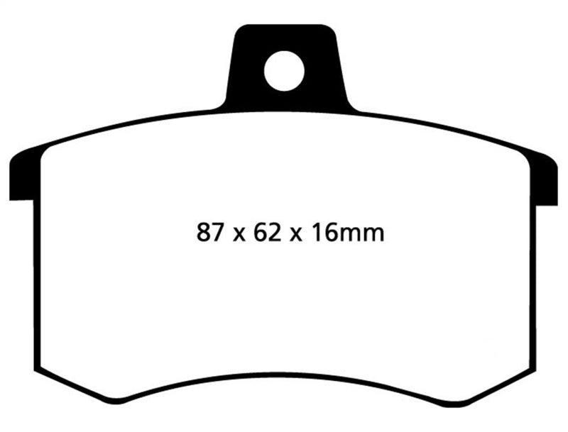 EBC 91-95 Alfa Romeo 164 2.0 Turbo Redstuff Rear Brake Pads - Brakes Rotors &