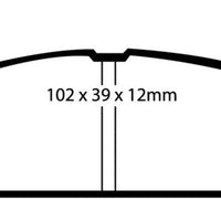 EBC 91-96 Ford Escort 1.8 Yellowstuff Rear Brake Pads - Brakes Rotors &