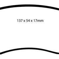EBC 91-97 Infiniti G20 2.0 Yellowstuff Front Brake Pads - Brakes Rotors &