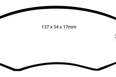 EBC 91-97 Infiniti G20 2.0 Yellowstuff Front Brake Pads - Brakes Rotors &