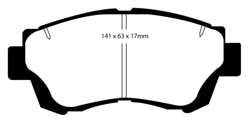 EBC 92-96 Lexus ES300 3.0 Yellowstuff Front Brake Pads - Brakes Rotors &