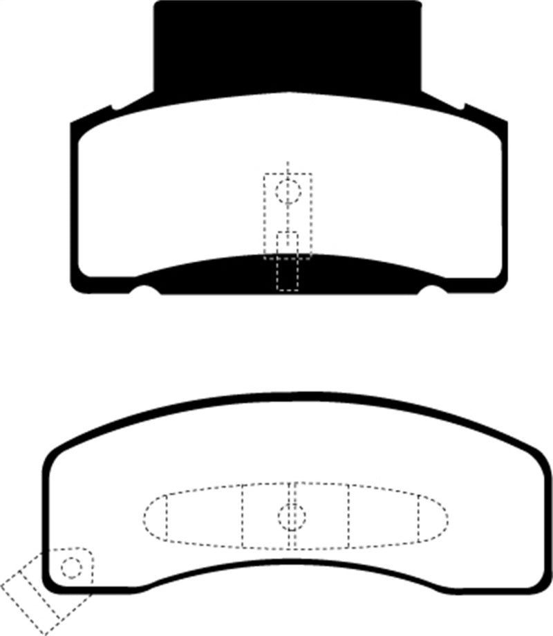 EBC 92-99 Chevrolet C30 DRW Yellowstuff Front Brake Pads - Brakes Rotors &