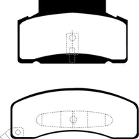 EBC 92-99 Chevrolet C30 DRW Yellowstuff Front Brake Pads - Brakes Rotors &