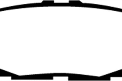 EBC 93-94 Lexus LS400 4.0 Yellowstuff Rear Brake Pads - Brakes Rotors &