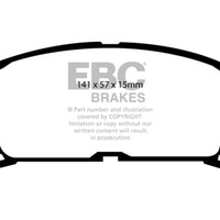 EBC 93-95 Toyota MR2 2.0 Turbo Redstuff Front Brake Pads - Brakes Rotors &