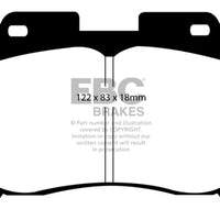 EBC 93-98 Toyota Supra 3.0 Twin Turbo Yellowstuff Front Brake Pads - Brakes Rotors &