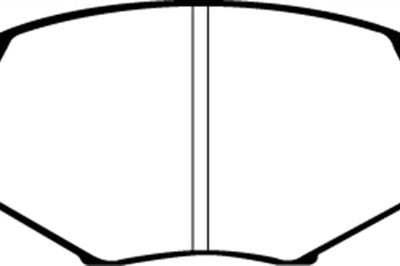 EBC 94-01 Mazda Miata MX5 1.8 Yellowstuff Front Brake Pads - Brakes Rotors &