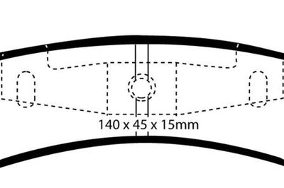 EBC 95-01 Ford Explorer 4.0 2WD Yellowstuff Rear Brake Pads - Brakes Rotors &