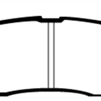 EBC 97-02 Ford Escort 2.0 Yellowstuff Rear Brake Pads - Brakes Rotors &