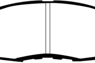 EBC 97 Acura CL 2.2 Redstuff Front Brake Pads - Brakes Rotors &
