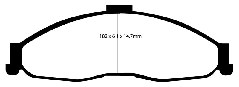 EBC 98-02 Chevrolet Camaro (4th Gen) 3.8 Bluestuff Front Brake Pads - Brakes Rotors &