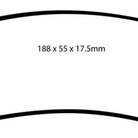 EBC 98-02 Dodge B150 B1500 Cargo 1500 Van 1/2 Ton Yellowstuff Front Brake Pads - Brakes Rotors &