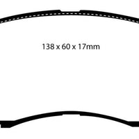 EBC 98-02 Subaru Forester 2.5 Yellowstuff Front Brake Pads - Brakes Rotors &
