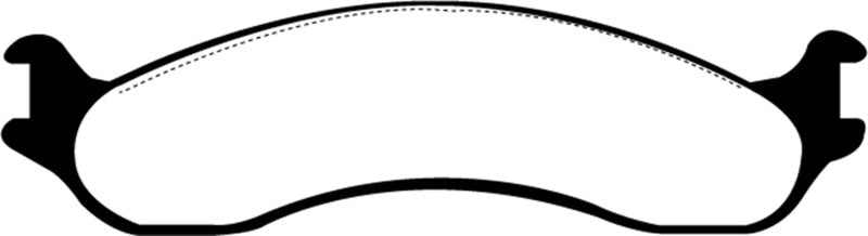 EBC 98-03 Dodge B250 B2500 Cargo 2500 Van 3/4 Ton Yellowstuff Front Brake Pads - Brakes Rotors &