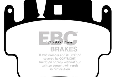 EBC 98-05 Porsche 911 (996) (Cast Iron Rotor only) 3.4 Carrera 2 Bluestuff Front Brake Pads - Brakes Rotors &