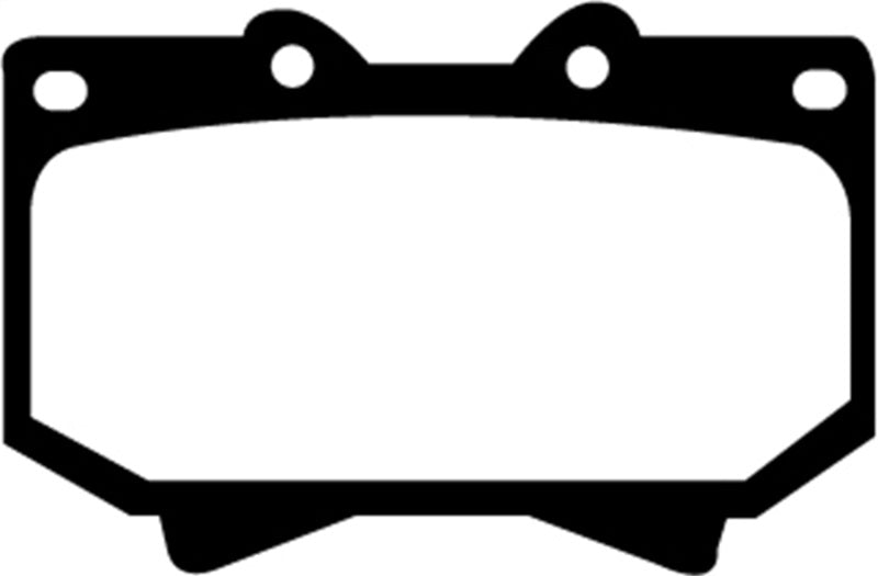 EBC 98-07 Lexus LX470 4.7 Yellowstuff Front Brake Pads - Brakes Rotors &