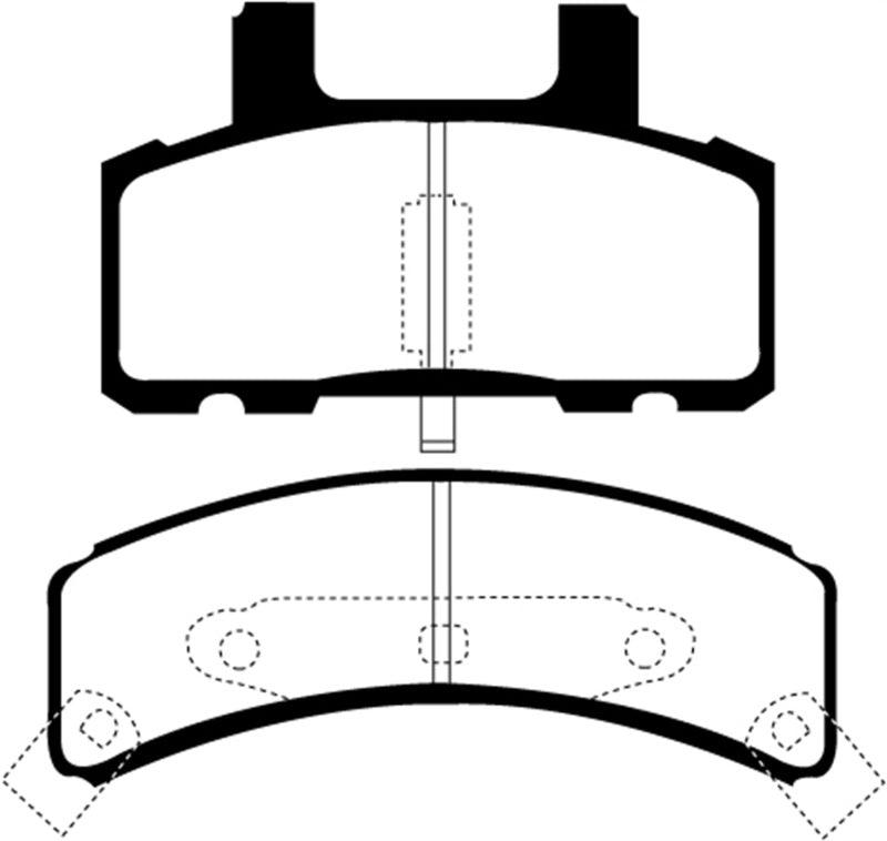 EBC 99-01 Cadillac Escalade 5.7 Greenstuff Front Brake Pads - Brakes Rotors &
