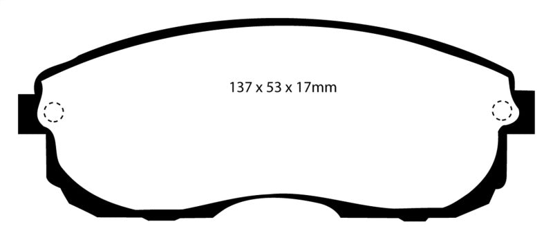 EBC 99-01 Infiniti G20 2.0 Yellowstuff Front Brake Pads - Brakes Rotors &