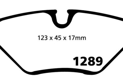 EBC 99-02 BMW Z3 2.5 Yellowstuff Rear Brake Pads - Brakes Rotors &
