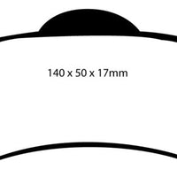 EBC 99-02 Jeep Grand Cherokee 4.0 (ATE) Yellowstuff Rear Brake Pads - Brakes Rotors &