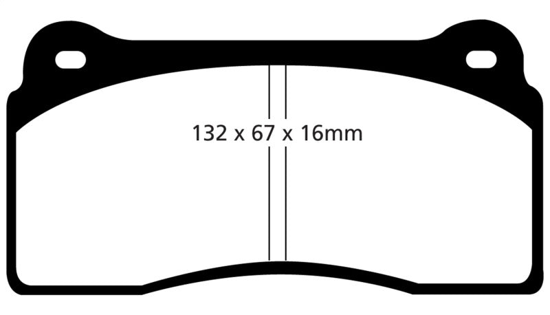 EBC 99-03 Aston Martin DB7 5.9 Orangestuff Front Brake Pads - Brakes Rotors &