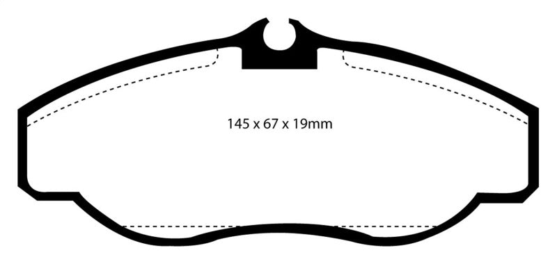 EBC 99-03 Land Rover Discovery (Series 2) 4.0 Greenstuff Front Brake Pads - Brakes Rotors &