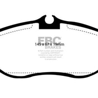EBC 99-03 Land Rover Discovery (Series 2) 4.0 Greenstuff Front Brake Pads - Brakes Rotors &