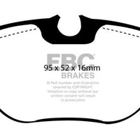 EBC 99-03 Land Rover Discovery (Series 2) 4.0 Greenstuff Rear Brake Pads - Brakes Rotors &