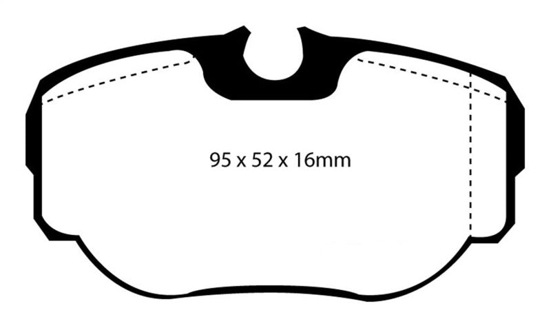 EBC 99-03 Land Rover Discovery (Series 2) 4.0 Greenstuff Rear Brake Pads - Brakes Rotors &