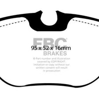 EBC 99-03 Land Rover Discovery (Series 2) 4.0 Greenstuff Rear Brake Pads - Brakes Rotors &