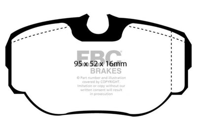 EBC 99-03 Land Rover Discovery (Series 2) 4.0 Greenstuff Rear Brake Pads - Brakes Rotors &