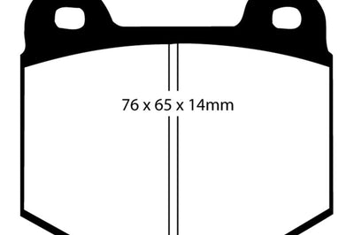 EBC 99-03 Mitsubishi Lancer Evolution 2.0 Turbo Yellowstuff Rear Brake Pads - Brakes Rotors &