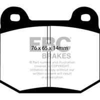 EBC 99-03 Mitsubishi Lancer Evolution 2.0 Turbo Yellowstuff Rear Brake Pads - Brakes Rotors &