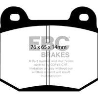 EBC 99-03 Mitsubishi Lancer Evolution 2.0 Turbo Yellowstuff Rear Brake Pads - Brakes Rotors &