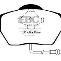 EBC 99-06 Audi TT 1.8 Turbo Yellowstuff Front Brake Pads - Brakes Rotors &