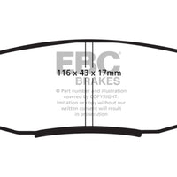 EBC Brakes Bluestuff Street and Track Day Brake Pads - Rotors &