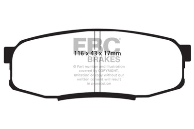 EBC Brakes Bluestuff Street and Track Day Brake Pads - Rotors &