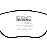 EBC Brakes Yellowstuff Performance Brake Pads - Rotors &