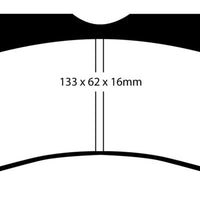 EBC Brakes Yellowstuff Performance Brake Pads - Rotors &