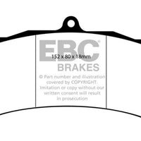 EBC Brakes Yellowstuff Performance Brake Pads - Rotors &