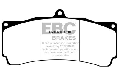 EBC Brakes Yellowstuff Performance Brake Pads - Rotors &