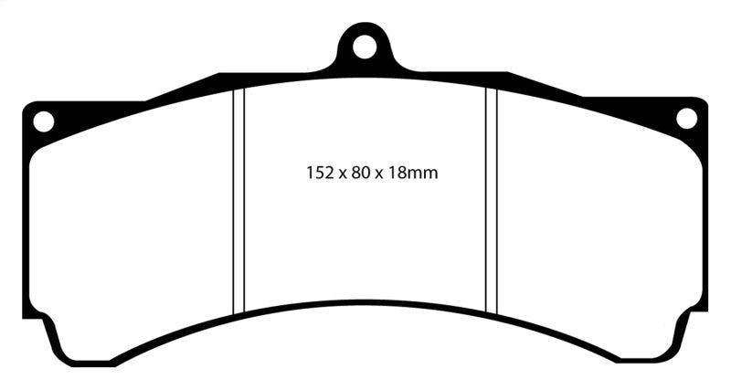 EBC Brakes Yellowstuff Performance Brake Pads - Rotors &