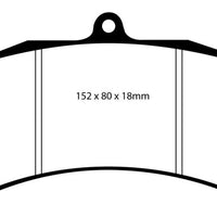 EBC Brakes Yellowstuff Performance Brake Pads - Rotors &